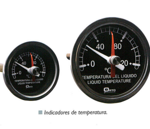 Indicadores de temperatura transformador de distribucion Ionix energy